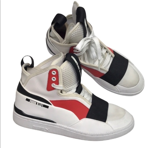 Puma McQ Boys Brace Mid Shoes Size 6 Sneakers